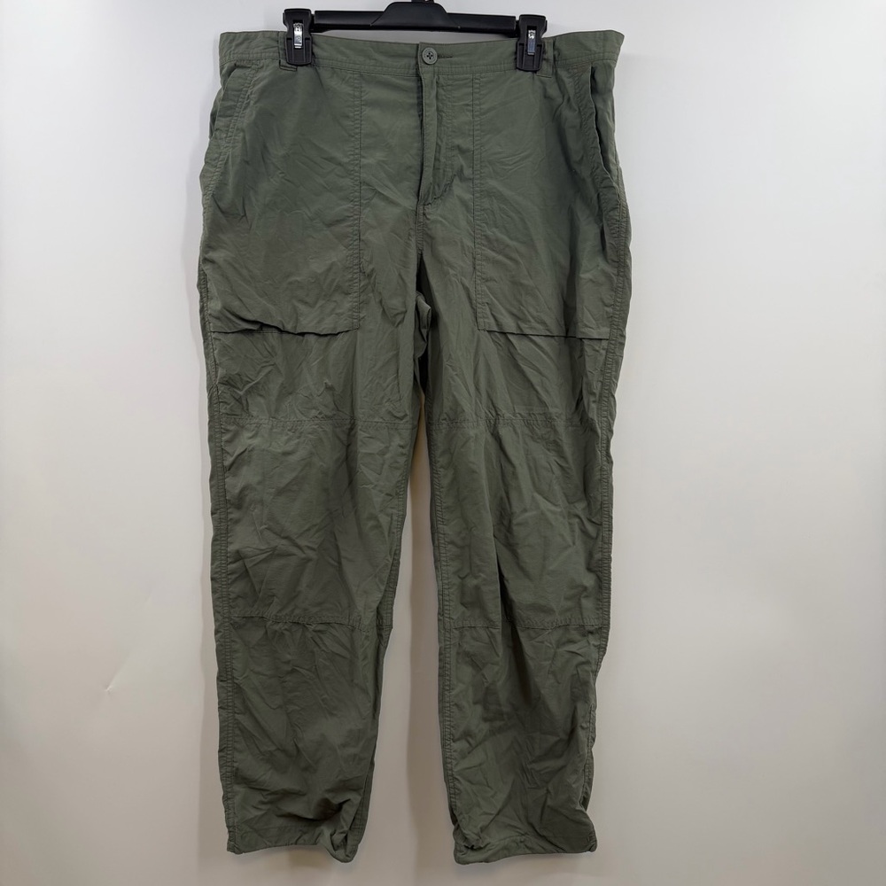 REI Co-op Savanna Trail Cargo Hiking Pants Mens 40x30 Olive Nylon UPF 50